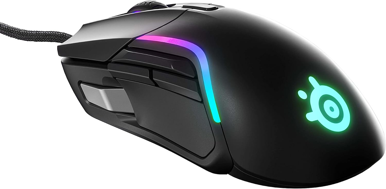 SteelSeries Rival 5 with PrismSync RGB Lighting and 9 Programmable Buttons Gaming Mouse SteelSeries Rival 5 with PrismSync RGB Lighting and 9 Programmable Buttons Gaming Mouse